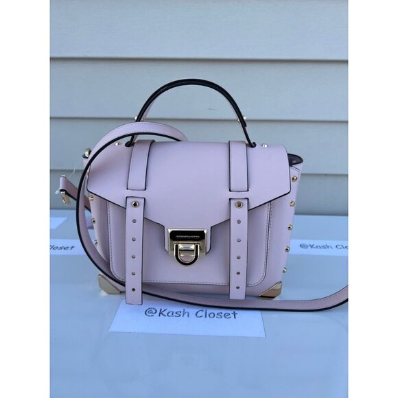 Michael Kors satchel manhattan medium leather powder blush - Picture 2 of 10